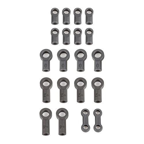 Team Associated RC10B6.4 13mm Shock Rod End Set ASC91997 