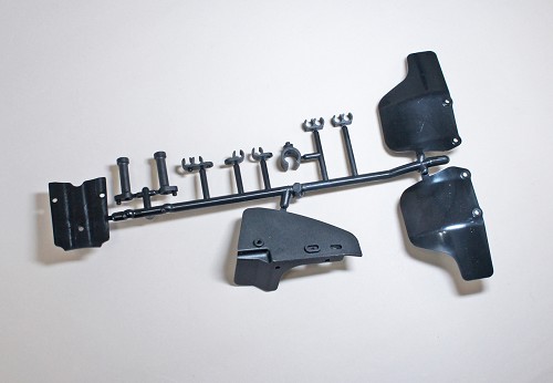 Mugen Seiki Fuel Tank / Suspension Arm Guard Set MUGE2825 