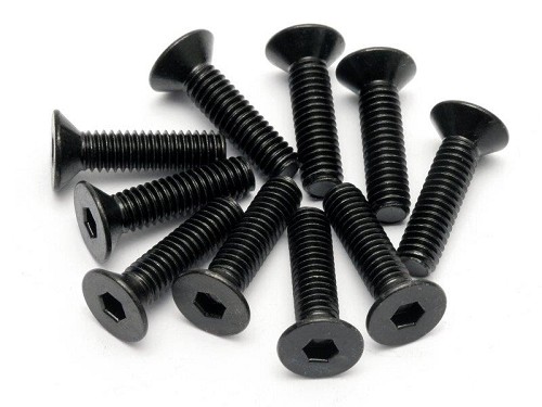 HB Racing Flat Head Screw M4X15mm HBS94531 
