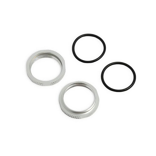 Tekno RC Shock Adjustment Nuts (CLEAR ano, 2pcs) TKR6013BX 