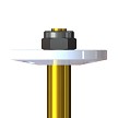 Tekno RC Shock Piston (1.3/1.6, 2pcs) TKR6181 - Side 