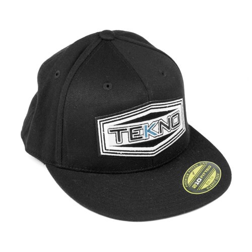 Tekno RC Patch FlexFit WOOLY Hat (flat bill) L/XL TKRHAT14LX 