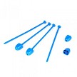 DE Racing Zip Stix Tire Organizers Blue 4pcs DERZS4B 