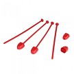 DE Racing Zip Stix Tire Organizers Red 4pcs DERZS4R 